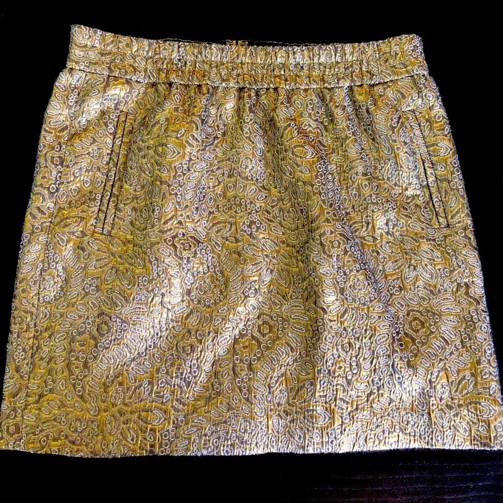 Ann Taylor Loft Jacquard skirt